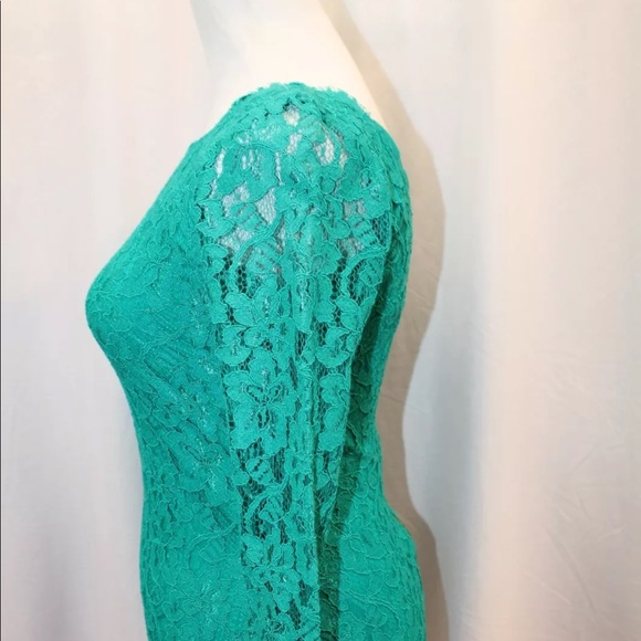 DVF zarita green dress size 0 - Picture 3 of 4